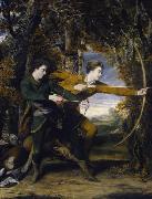 Sir Joshua Reynolds, Colonel Acland and Lord Sydney, 'The Archers